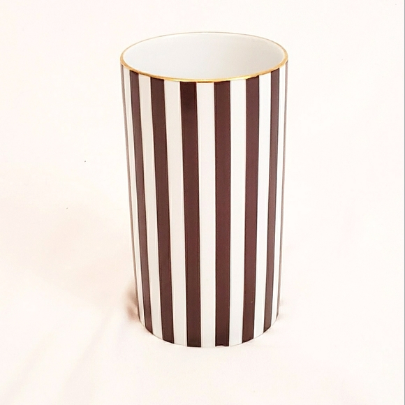 henri bendel Other - Henri Bendel Signature Centennial Stripe 7" Vase